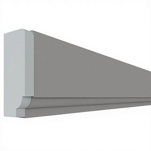 JUNVISTA SL-04 Moulures de fenêtre en mousse de polystyrène, garnitures de ceinture, finitions de bordure, sculptures extérieures contemporaines en relief - Product Image 1