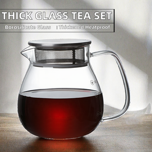 High Borosilicate Glass New Chinese Style Thickened <b>Tea</b> <b>Infuser</b> Household Filter Flower Electric Ceramic Stove <b>Tea</b> Maker 1L - Product Image 2