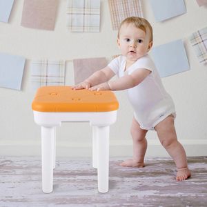 Detachable Leather <b>Storage</b> Ottoman - Collection Portable Square <b>Stool</b> for Living Room Toy Organization and Seating - Product Image 5