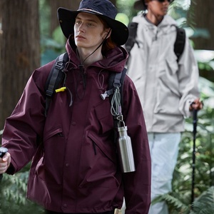 Breathable <b>Waterproof</b> Softshell Anorak Spring Outdoor Hiking Safari Windbreaker <b>Jacket</b> <b>Thin</b> Canvas Coats Manufacturer - Product Image 2