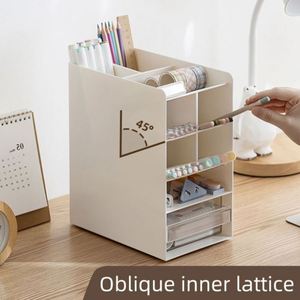 OEM/ODM <b>Large</b> Capacity 5-Layer Desktop <b>Storage</b> Rack With Drawer <b>Plastic</b> <b>Storage</b> <b>Containers</b> for School Living Room Home Office - Product Image 5