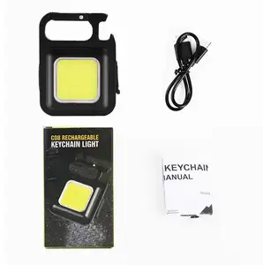 4 modları kamp Survival vahşi Mini Led el feneri anahtarlık Mini taşınabilir Led Cob kamp el feneri Led