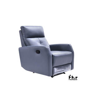 Sofá de cine reclinable eléctrico de cuero de grano, muebles de sala de estar Vip, silla de teatro reclinable eléctrica individual, cine - Product Image 5