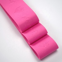 JC Fabricant Jacquard Sangle élastique Couleurs unies Logo en relief pour la coupe des bandeaux