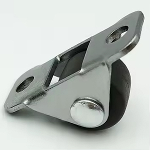 Hot Selling 0.5 Inch TPR Directional Casters Modern Durable Mini Universal Brake <b>Wheel</b> Roller Directional Plate Caster <b>Wheel</b> - Product Image 2