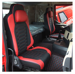 Gane Design <span class=keywords><strong>Housse</strong></span> de siège de voiture en PVC pour appuie-tête en cuir diamanté de luxe pour Scania Duff Volvo German Man Résistant à l'usure Résistant aux taches - Product Image 1