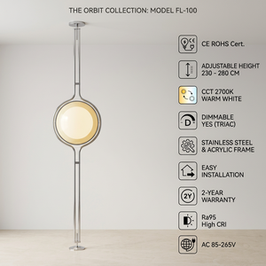 Lámpara de Mesa LED Moderna de Acrílico y Acero para Decoración del Hogar, Dormitorio, Sala de Estar, Buró, 2700K E27, Luz Blanca Cálida Suave, Fabricante Chino - Product Image 6