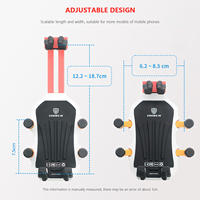 Soporte para Teléfono de Motocicleta con Absorción de Impactos 360 °   Soporte Giratorio para Teléfono de Motocicleta, Soporte para Teléfono de Manillar de Aleación de Aluminio