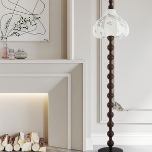 Lampes sur pied de style médiéval français dans le salon, nouvelle chambre à coucher de style chinois, ambiance haut de gamme et luxe léger, châtaigne - Product Image 3