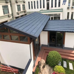 Tuiles de toit plates en métal revêtu de pierre au design moderne pour hôtels, 42 couleurs, garantie 1 an, prix bas à Lagos, Nigéria, marque <span class=keywords><strong>WANER</strong></span> - Product Image 4