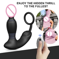 Vibrateur de prostate sans fil télécommandé, masseur rotatif anal, plug anal dilatateur, jouet sexuel pour hommes et femmes - Offre Spéciale