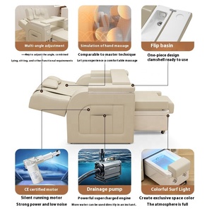 럭셔리 뷰티 살롱 네일 래쉬 조정 가능한 좌석 전기 개폐식 분지 스파 페디큐어 의자 - Product Image 5