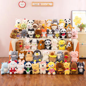 Vente en gros de jouets en peluche d'ours lavé en filet de coton biologique nouveau modèle fluide poupées à griffes animaux en peluche mignons anti-stress - Product Image 1