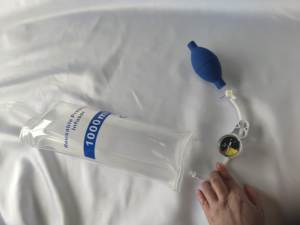 Sacca per Infusione a Pressione Manuale Trasparente da 1000cc, Infusore a Pressione - Product Image 3