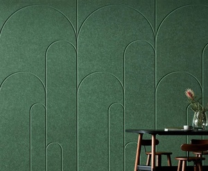 60x60cm tự dính mật độ cao cách âm Auditorium Acoustic Pet tấm Tường màu xám tấm cách âm cho rạp chiếu phim - Product Image 6