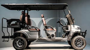Voiturette de <span class=keywords><strong>golf</strong></span> électrique Tongcai 6 places, modèle amélioré certifié CE pour <span class=keywords><strong>camping</strong></span>-car, <span class=keywords><strong>camping</strong></span> et parcs de loisirs en plein air - Product Image 4