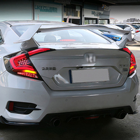 For Honda for Civic 10th Generation 2017-2020 LED Tail Light New Dynamic Signal Reverse Rear DRL with Dynamic Accessories Red
