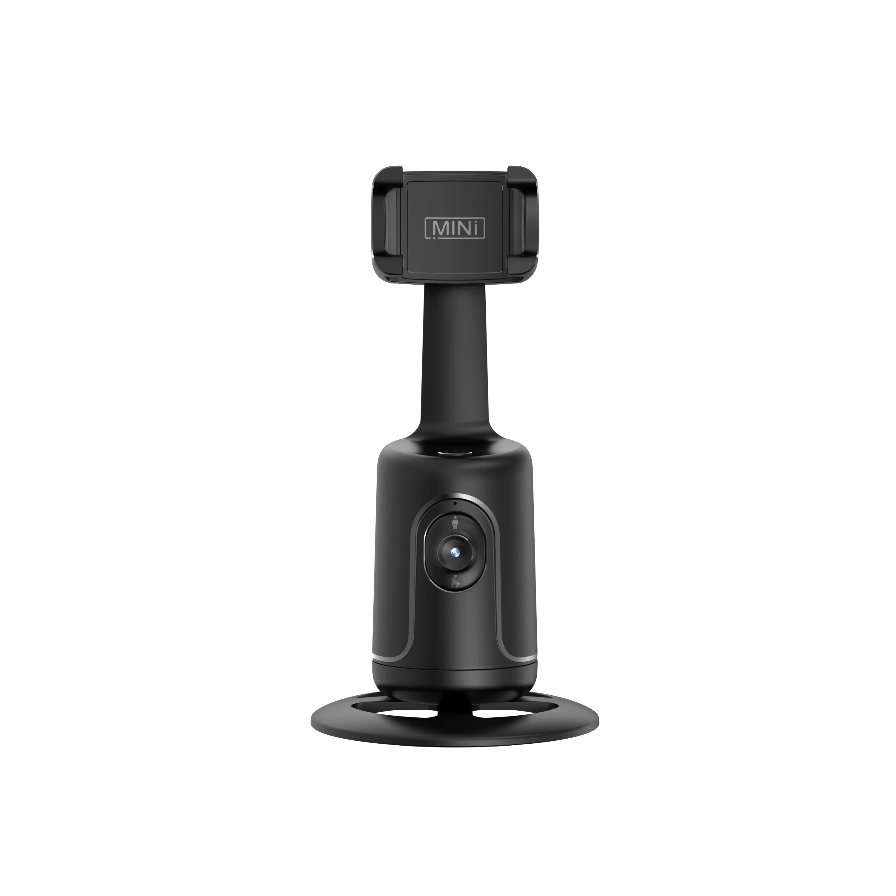 P01 Gimbal pelacak wajah otomatis, penstabil ponsel Tripod 360 rotasi Live Smart AI perekam foto Follow-Up