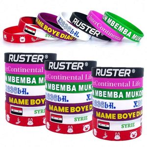 Nouveaux bracelets de poignet pas chers pour festival, bracelets en silicone personnalisables avec logo - Product Image 1