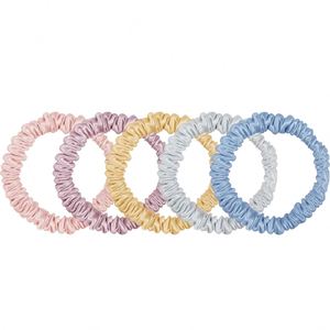 Coleteros de Seda 100% Pura de 16 Momme, Lisos, de 1 cm de Ancho, para Niñas - Product Image 1