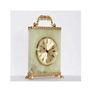 Groene Onyx Marmer Rechthoekige Vorm Klok Verkrijgbaar In Verschillende Maten - Product Image 6