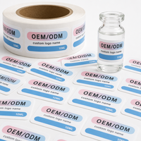 Étiquettes de bouteilles en papier mat résistantes à l'huile personnalisées - Autocollants en rouleau auto-adhésifs OEM ODM pour sérum cosmétique
