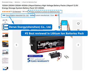 Batteria agli ioni di litio 12V 24V 60 V 20Ah 200Ah 300Ah 2kW 3 kva 4kW 5ka agli ioni di litio LiFePO4 litiumion batteria solare per la vendita - Product Image 6