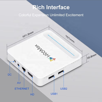 H96 MAX H618 IPTV STB Dispositivo de Transmisión 8K, Internet Inteligente Ott, 4GB RAM 128GB ROM Premium, Google Android 12 Pro Set Top TV Box