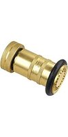 Buse d'incendie en plastique et laiton, buse de pulvérisation pour tuyau d'incendie, robuste, 2 pouces, NPSH, aluminium