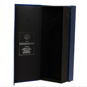 laminación de papel de embalaje de caja de cartón de vidrio de <span class=keywords><strong>vino</strong></span> de embalaje caja de regalo con inserto de espuma - Product Image 2