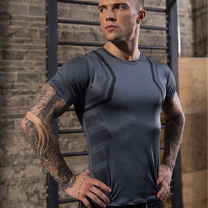 SPORTEX Tùy Chỉnh Chất Lượng Cao Flatlock Seam Thăng Hoa In Nén Áo Sơ Mi, Compression T Shirt, Compression Wear - Product Image 6
