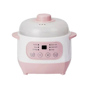 Casserole électrique multifonctionnelle de 1 L, cuve intérieure en céramique épaisse, mijoteuse - Product Image 1