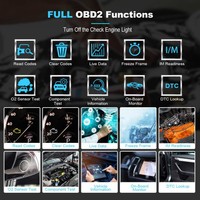 XTOOL IP508 Herramienta de Diagnóstico Completo OBD2 para Motor, Escáner de 5 Sistemas para Coche, Escáner XTOOL InPlus IP508 con Servicio de Purga de ABS y Restablecimiento de Ajustes