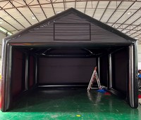 Nouvelle arrivée, cage de simulateur de golf gonflable étanche à l'air à vendre, enclos de simulateur de golf gonflable avec toit en pointe