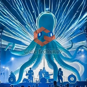 Dẫn chiếu sáng Inflatable bạch tuộc động vật biển mô hình Mega Inflatable bạch tuộc xúc tu bóng thổi lên mực cho sân khấu - Product Image 6