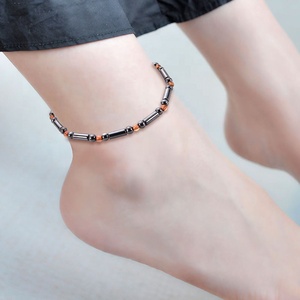 Bracelet magnétique pour la cheville, bracelet de thérapie magnétique en pierre, bracelet pour la cheville amincissant, bijoux de santé, bracelet pour la perte de poids - Product Image 2