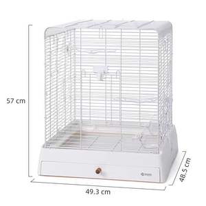 Gabbia per Uccelli Dayang 5000 Quadrata in Plastica di Lusso, Gabbia Orizzontale Ornamentale per Pappagalli e Parrocchetti, per Pappagalli Tigre, Pappagalli Peonia e Pappagalli Testa Nera - Product Image 6