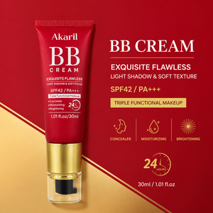 Akaril Exquisite Flawless BB Cream <span class=keywords><strong>SPF42</strong></span> PA Sunscreen Foundation Triple Functional Makeup Brightening Whitening Concealer - Product Image 2