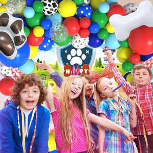 Kit d'arche de ballons en forme de patte pour la vente en gros, avec ballon en aluminium en forme d'os de chien et ballons à empreintes de pattes pour décorations de fête d'anniversaire - Product Image 4