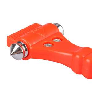 Martillo de Emergencia 2 en 1 Rojo para Cinturón de Seguridad de Coche con Cuchillo de Rescate - Carclean - Product Image 4