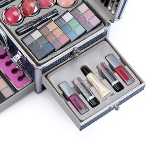 Palette de <span class=keywords><strong>maquillage</strong></span> professionnelle très vendue, grand kit de <span class=keywords><strong>maquillage</strong></span> avec boîte cosmétique en aluminium, fard à paupières spécial pour artistes - Product Image 5