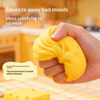 Jouet anti-stress en caoutchouc souple en forme de fromage, 5 cm, best-seller transfrontalier, petite taille, rebond rapide, Supreme Youth