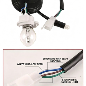Faro Delantero LED Universal de Alta Potencia, Ensamblaje de Lámpara Frontal Enduro para Motocicletas KTM Husqvarna <span class=keywords><strong>125</strong></span> 150 250 300 450 Motocross - Product Image 5