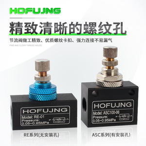 Vanne de régulation pneumatique unidirectionnelle ASC-06/08/10/15 à haut débit, commande électrique, sécurité pour gaz, vanne de régulation RE-01/02 - Product Image 1