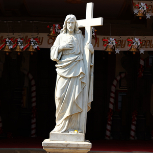 <strong>Garden</strong> Outdoor Church Decorative Hand-carved Stone Marble Jesus <strong>Sculpture</strong> Statues <strong>for</strong> <strong>Sale</strong> - Product Image 5