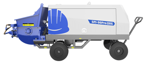 آلة رش الخرسانة SPJ-90PRO الأكثر مبيعًا، معدات رش الخرسانة للملاط والأنفاق، آلة رش الخرسانة الجافة والرطبة - Product Image 6