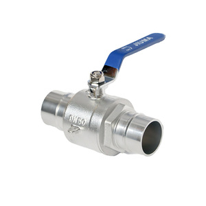 Vanne à boisseau sphérique Nine Horses DN50 en alliage d'aluminium, raccord rapide, contrôle de débit direct, haute pression pneumatique - Product Image 1