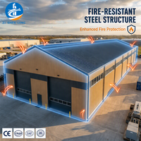 Garage de stationnement à plusieurs étages en structure acier, bâtiment commercial, ossature ignifugée, conception personnalisée, fabricant professionnel