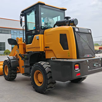 Backhoe Loader Pertanian Kompak 4x4 dengan Sistem Hidrolik Mesin Euro5 EPA Garansi 1 Tahun Mini Loader
