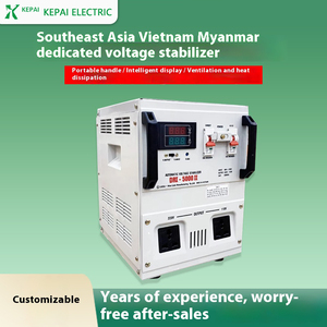 New Arrival <strong>Voltage</strong> Stabilizer 220V Single Phase With Socket Terminal Block LCD Display <strong>Voltage</strong> Regulator Teaching Experiment - Product Image 4